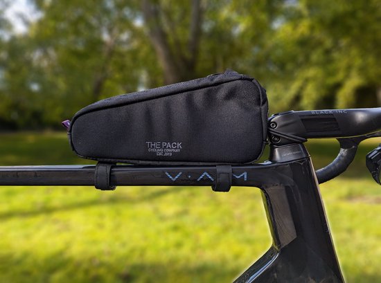 The Pack Snack Bag | Top Tube Bag | Frametas - Bikepacking - 1L - Stevig materiaal - Zachte binnenzijde - Gravelbike van T