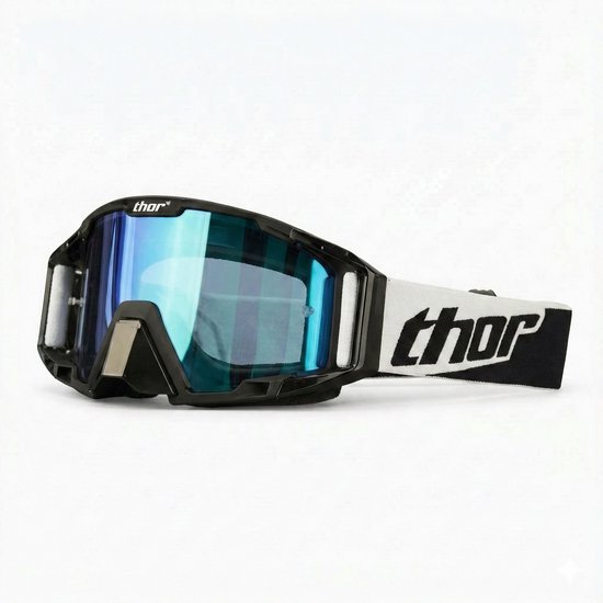THOR® – Premium Crossbril - Skibril – Antikras Lens - UV-bescherming – Unisex – Zwart van Merkloos
