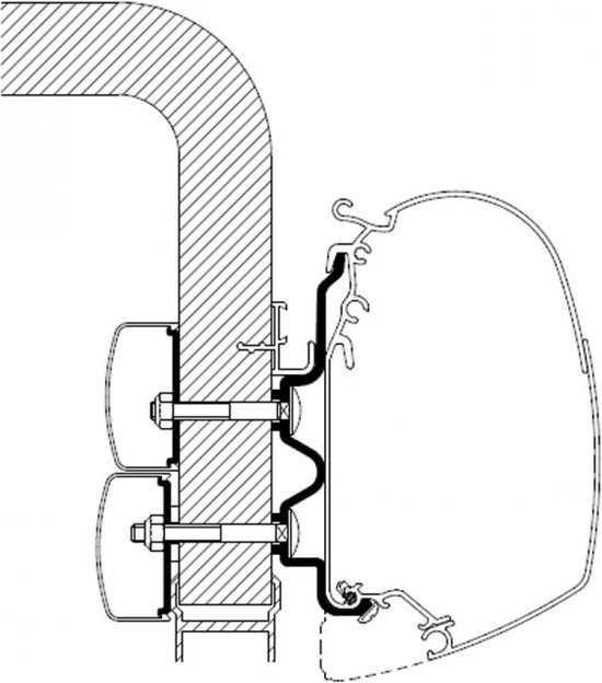 Thule Hymer Camp Adapter <2011 300 van T
