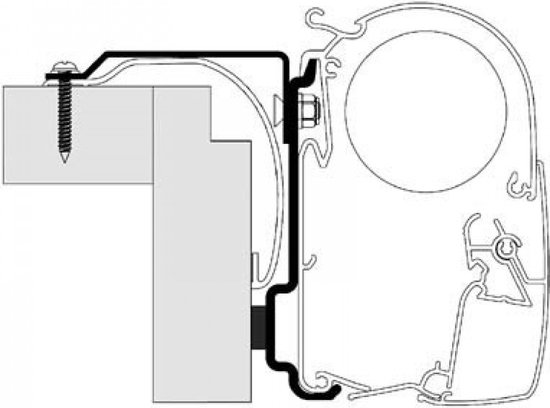 Thule Luifel Adapter Laika X Set van T