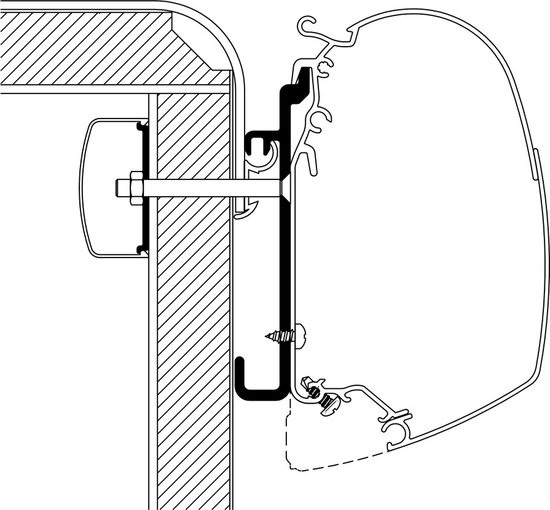 Thule luifeladapter Rapido 900 van T