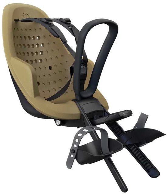 Thule Yepp 2 mini - fietsstoeltje - voorzitje - Fennel Tan van Merkloos