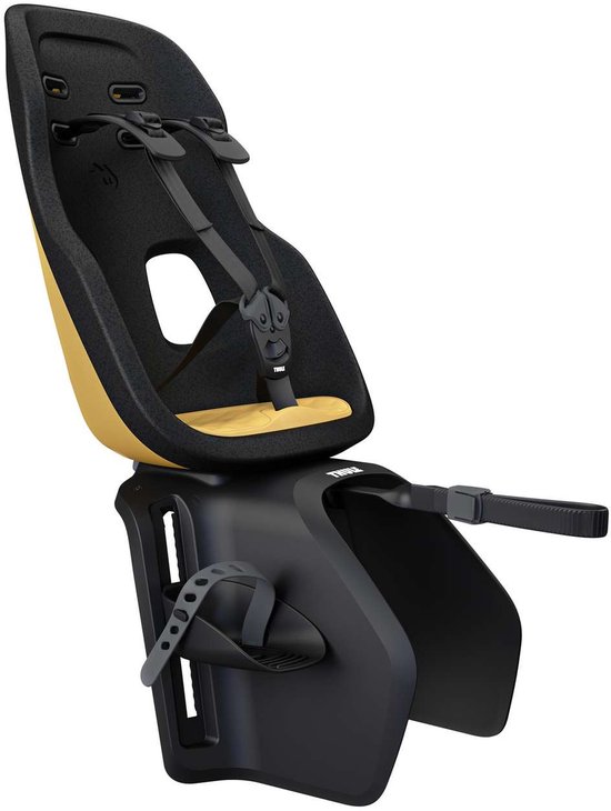 Thule Yepp Nexxt 2 Maxi – fietsstoeltje - achterzitje - Bagagedrager montage - Burnished yellow van Merkloos