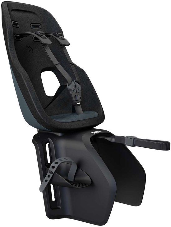 Thule Yepp Nexxt 2 Maxi – fietsstoeltje - achterzitje - Bagagedrager montage - Dark slate van Merkloos
