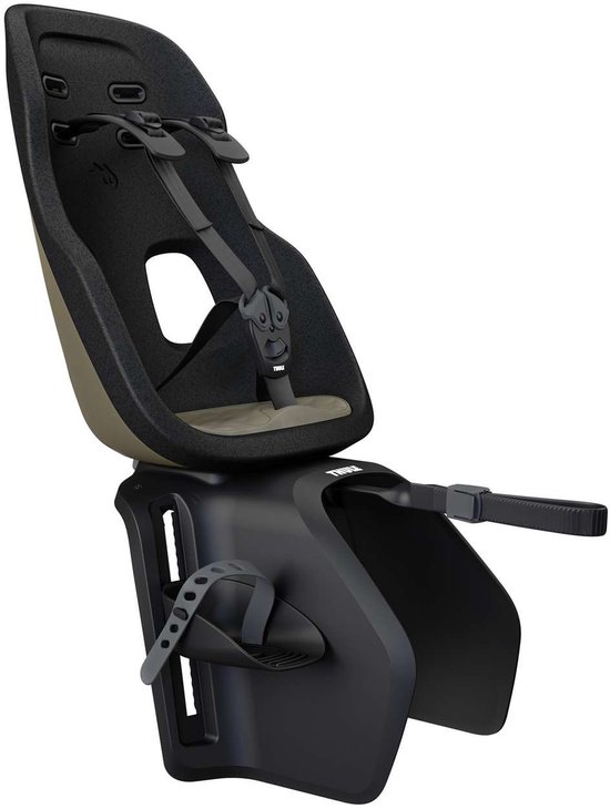 Thule Yepp Nexxt 2 Maxi – fietsstoeltje - achterzitje - Bagagedrager montage - Deep khaki van Merkloos