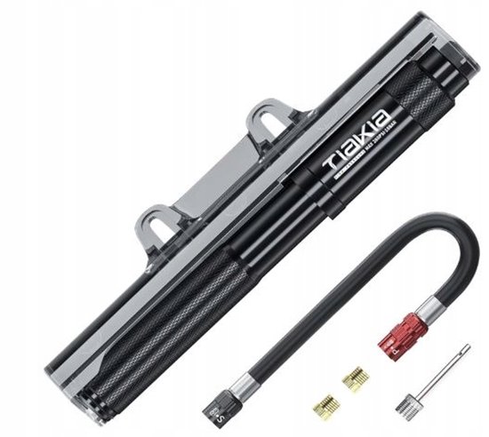 Tiakia Mini Fietspomp Aluminium 260 PSI - Lichtgewicht & Draagbaar