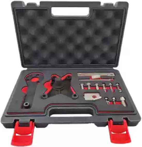 Timing set Fiat 1.2 8V en 1.4 16V-Geschikt voor Fiat 1.2 8V & 1.4 16V multi-kleppers benzinemotoren met riem. van T