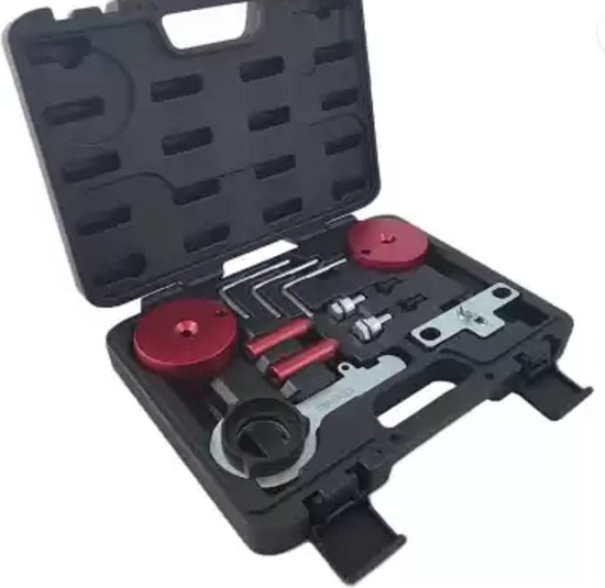 Timing set Ford 2.0 ECO Blue diesel-Speciaal gereedschap voor de nieuwste Ford 2.0D EcoBlue TDCi motor waarbij de distributieriem door de olie loopt van T