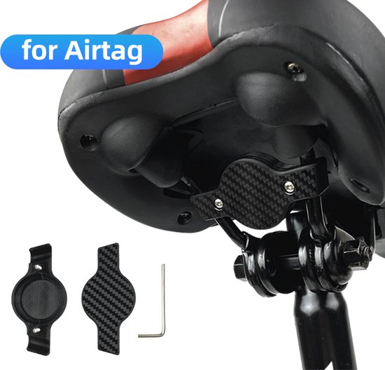 Tip: Apple Airtag anti diefstal fiets houder - ZONDER AIRTAG - E-bike - Mountainbike - anti-diefstal - fietsen - gps - tracking - Stadsfiets - Moederfiets  - Racefiets Geschikt voor Gazelle - Koga Miata - Cortina - Batavus - Stella - Amslod van Merkloos