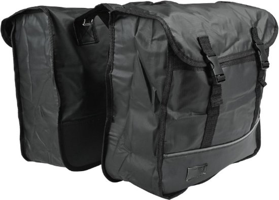 TLRGolf® Fietstassen dubbel - Waterafstotend - Fietstas - 35 Liter - Zwart - Fietstassen electrische fietsen van TLRGolf