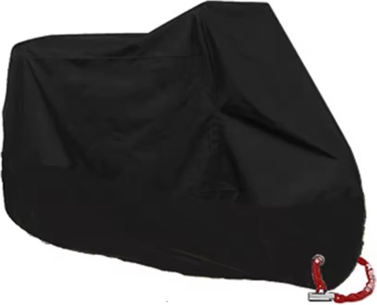 TLVX Sterke Fatbike Hoes Kleur Zwart – Scooterhoes – Motorhoes - E-bikehoes – Fiets Hoes – Elektrische Fiets hoes – Beschermhoes Universeel – Stof Cover – Waterdicht – Opening voor slot – 200 x 90 x 100cm - 1 stuks van TLVX
