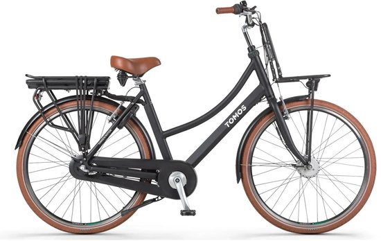 Tomos EB 15 - Elektrische Fiets - Mat Zwart - 55cm