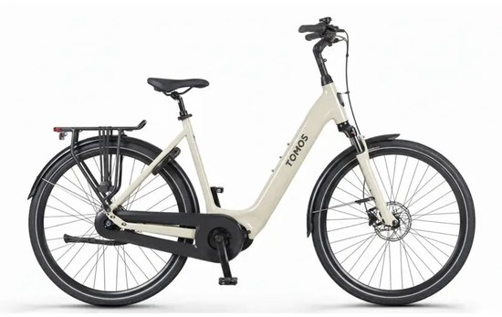 Tomos EB 20 - Elektrische Fiets - 28 inch - 250W motor - Actieradius tot 160 km - 7 versnellingen - Hydraulische schijfremmen - Kiezel Grijs Mat
