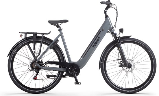 Tomos EB 23 - Elektrische Fiets - 250W motor - 468Wh accu - Grijs