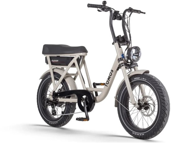 Tomos Flexer Fatbike - Lage Instap - Desert Strom van Merkloos