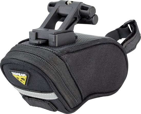 Topeak Aero Wedge Packs Micro Zadeltas - Clip&Clickfix - 0.45 liter - Zwart van T