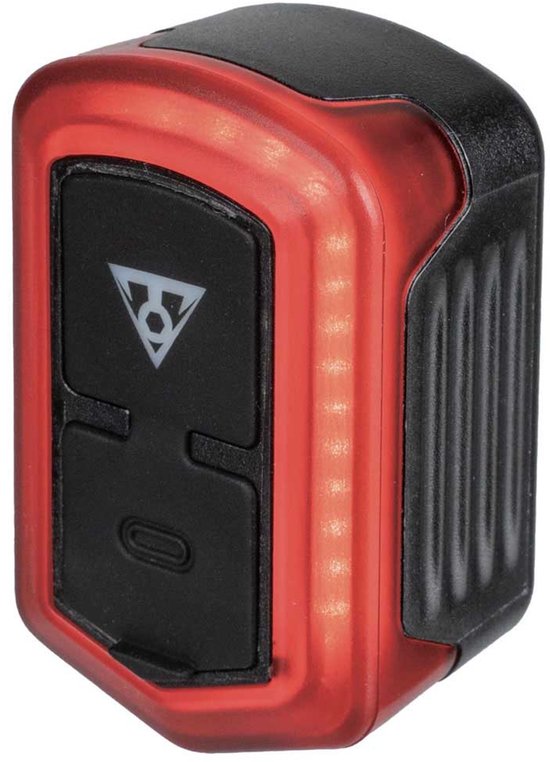 Topeak Redlite Clip-on 15 Usb-c Cob Led Achterlamp Oranje 15 Lumens