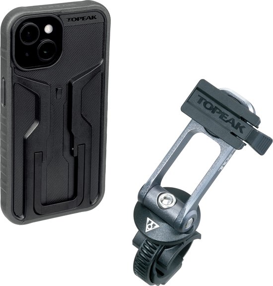 Topeak Ridecase Case Voor Iphone 15 Plus Met Ondersteuning Transparant van Topeak