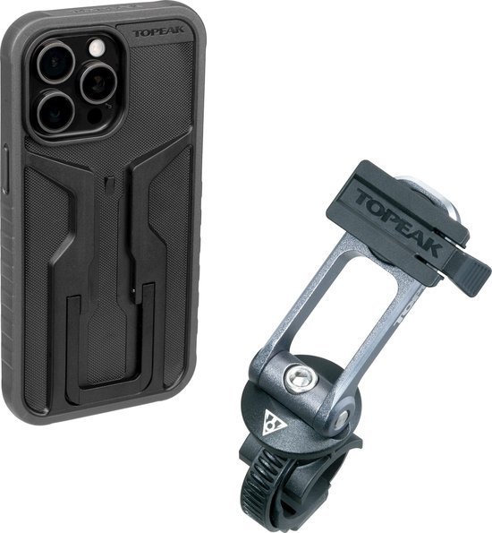 Topeak Ridecase Hoesje Voor Iphone 15 Pro Max Met Steun Transparant van Topeak