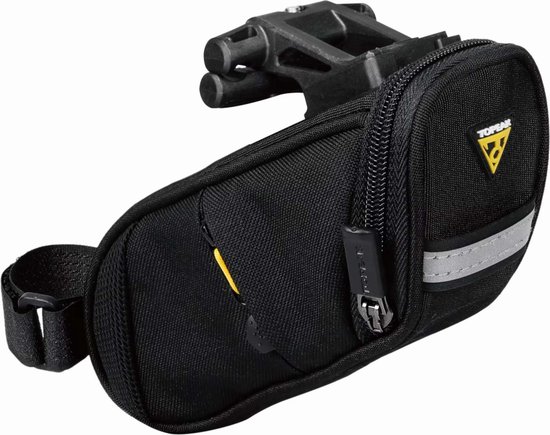 Topeak zadeltas Aero Wedge Pack DX M clip van Topeak