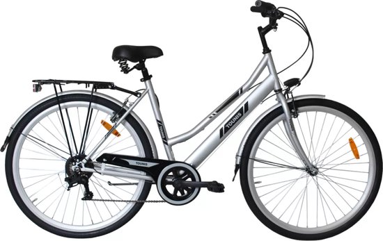 Tounis Stadsfiets Universal 7V 28'' - dames - 7 versnellingen - zilver