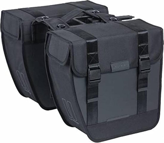 Tour Mik Unisex-Adult Bagagedragertassen - Zwart - 34x14x34cm van T