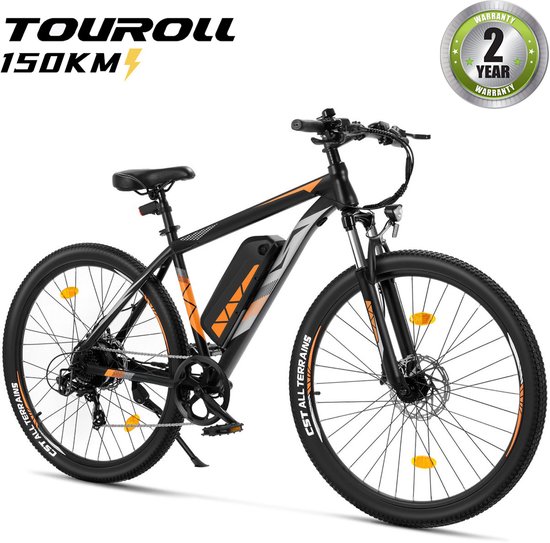 Touroll U2 Pro Elektrische Fiets / E-bike - 29 Inch - Tot 150 km Actieradius - 250W Motor 70Nm - Hydraulische Schijfremmen - Shimano 8 Versnellingen