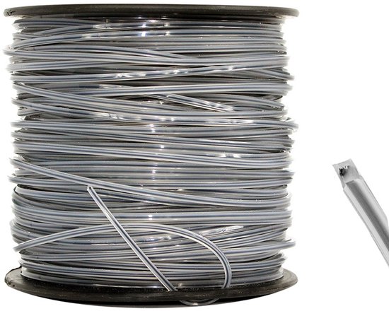 T.R Goods Versterkt Trimmerkoord / Maaikoord voor Benzine Bosmaaiers – 2.7 mm Vierkante Doorsnede – 100 Meter – Sterk Nylon voor Gras, Onkruid & Struiken van T.R Goods