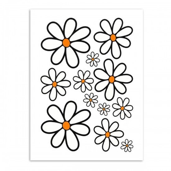 Transfer-set magrieten wit/rood 94x24cm van Ursus