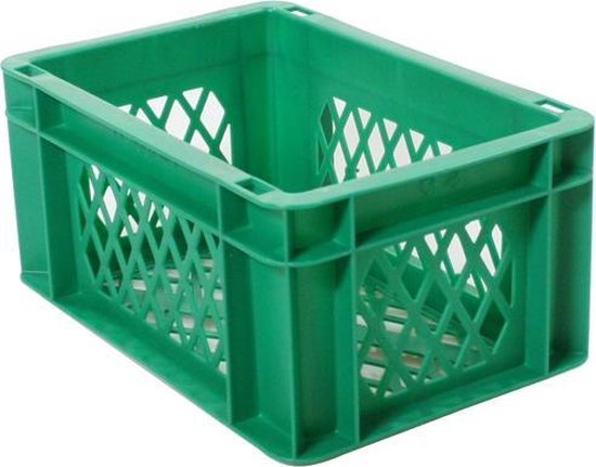 transport bagage krat mini (groen) - Fietsmand van T