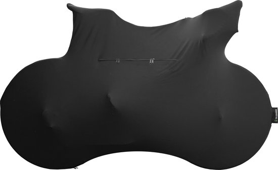 TRANSPORT fietssok van DS COVERS – Indoor – Stofvrij – Ademend – Stretch fit – Race/Gravel-Fit – kleur zwart van T