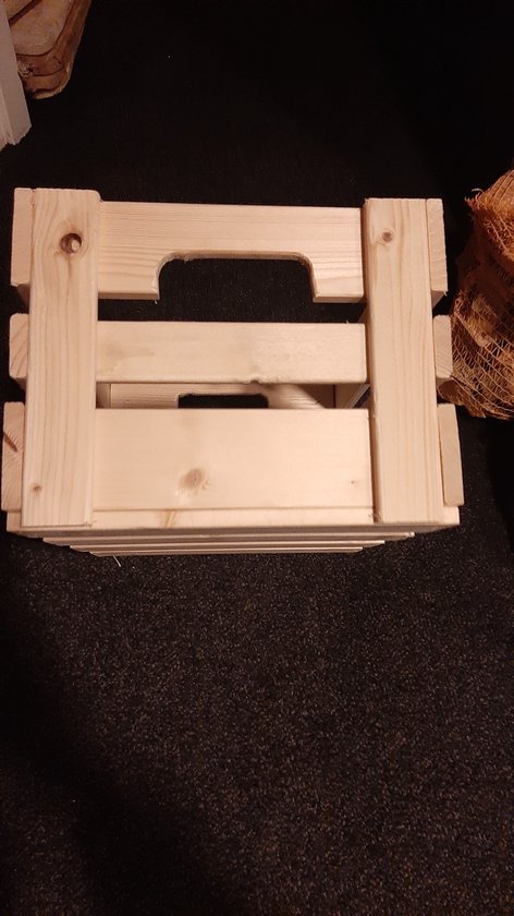 Transportkrat - Fietskrat - Geschenken krat - Houten krat van T