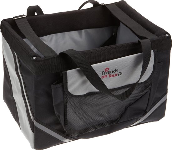 Transporttas voor Fietsen 38×25×25cm Zwart/Grijs - Trixie 1299 van T