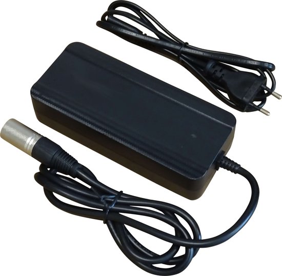 TranzX E-Bike oplader 36V 2A 5-Pins aansluiting - TranzX elektrische fietsen CH02 - Fiets lader - elektrische fiets opladers van TranzX