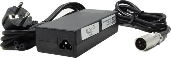 TranzX - Elektrische fietsoplader - 24V - 2A - 4pins van T