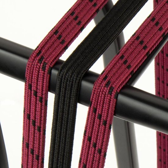Triobinder Widek Eye 12/12mm met Zwarte stalen platen - bordeaux/Zwart van Merkloos