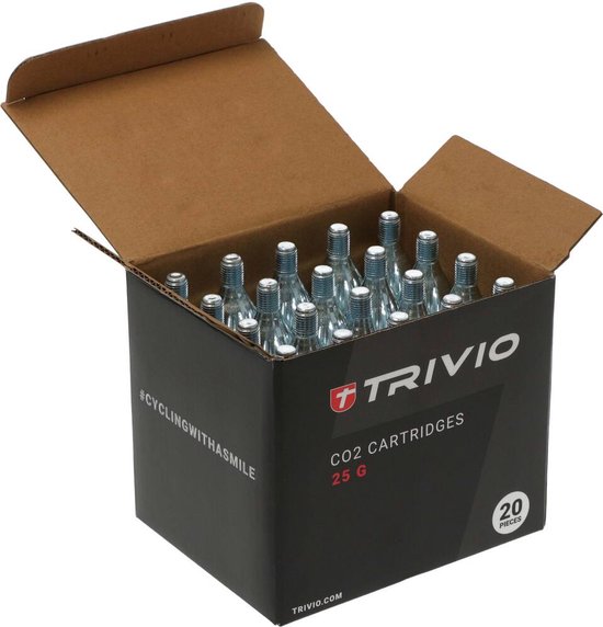 Trivio - CO2 Patronen 25 gram - Doos 20 Stuks van T