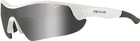 Trivio - Fietsbril Vento Nova Wit Lens Zwart / Mirror van Trivio