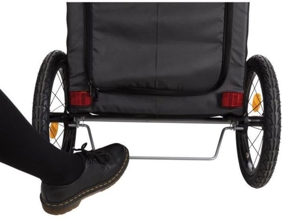 Trixie - hondenfietskar - opvouwbaar - grijs - 103X74X95 CM van Trixie