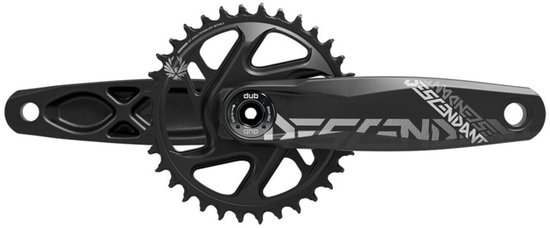 Truvativ Descendant All Dh Dub83 Crankstel Zwart 165 mm / 34t