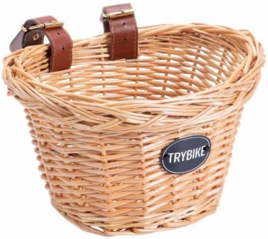 Trybike Fietsmand - rieten mand van Trybike