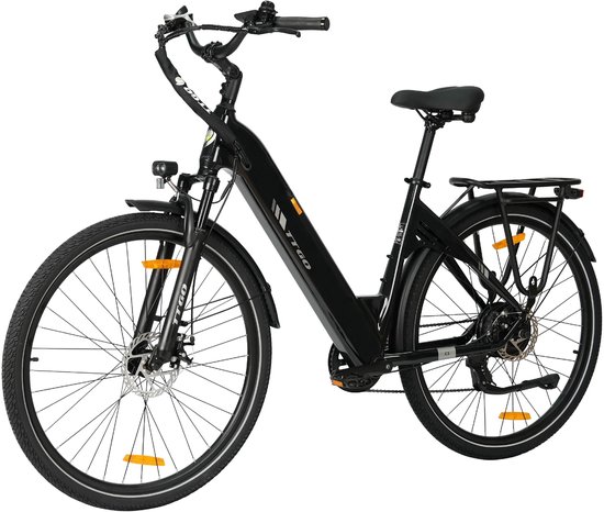 TTGO C3SE E-bike - 25 km/u - 28inch - 80km actieradius - 250W motor - 36V18Ah accu - 52NM - zwart