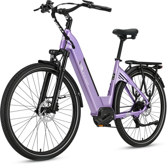 TTGO C7 SE Elektrische Fiets – 36V 18Ah Lithium Accu – Actieradius tot 150 km – Middenmotor – 28×2.0 inch Banden – Hydraulische Schijfremmen – Shimano 9 Versnellingen – Verende Voorvork met Lock-out – Elektrische Stadsfiets