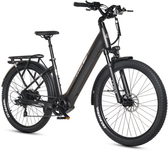 TTGO Elektrische Fiets Z3 - 27,5 Inch - E-bike Stadsfiets - 720Wh Accu - Actieradius tot 120 km - Shimano 7 Versnellingen - Hydraulische Schijfremmen - Zwart van Merkloos
