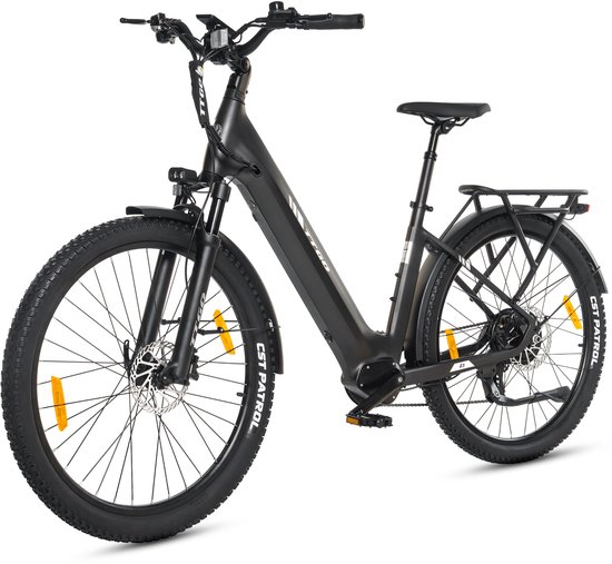 TTGO Elektrische Fiets Z3 - 27,5 inch E-bike - Stadsfiets met 720Wh Accu - Actieradius tot 120 km - Shimano 7 Versnellingen - Hydraulische Schijfremmen - zwart van Merkloos