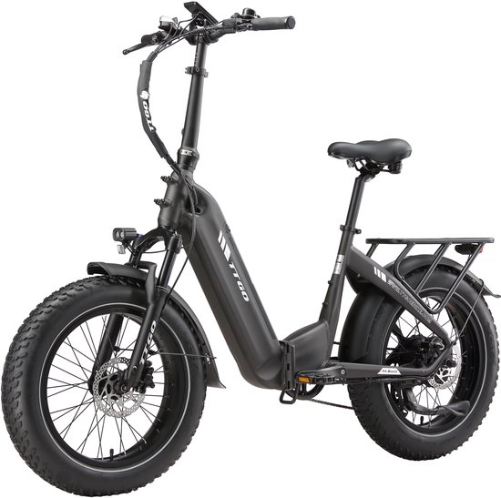 TTGO F6 Boost E-bike - 25 km/u - 20inch - 120km actieradius - 250W motor - 48V18Ah accu - 70NM - grijs