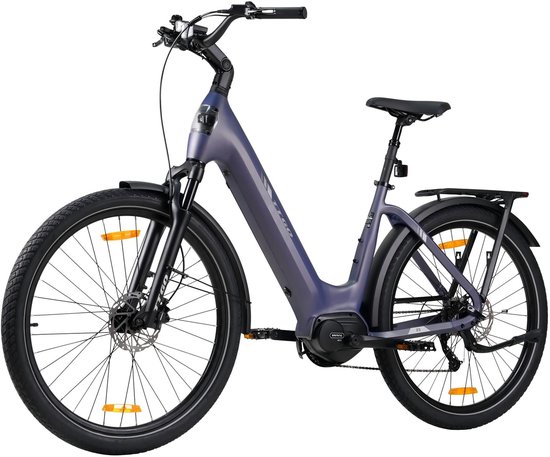 TTGO Z5 Elektrische Fiets - 250W Motor - 36V18Ah Accu - 27.5 Inch Banden - Max Snelheid 25km/u - Max Bereik 110-130km - Shimano 9 Versnellingen - Diepblauw van TTGO