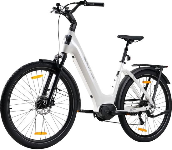 TTGO Z5 Elektrische Fiets - 250W Motor - 36V18Ah Accu - 27.5 Inch Banden - Max Snelheid 25km/u - Max Bereik 110-130km - Shimano 9 Versnellingen - Wit van TTGO