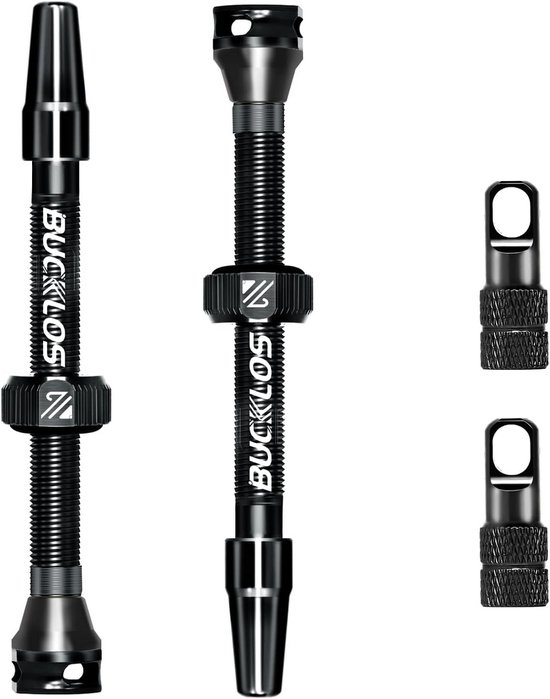 Tubeless Fietspompventiel Presta 40-60mm voor MTB en Racefiets - Aluminium