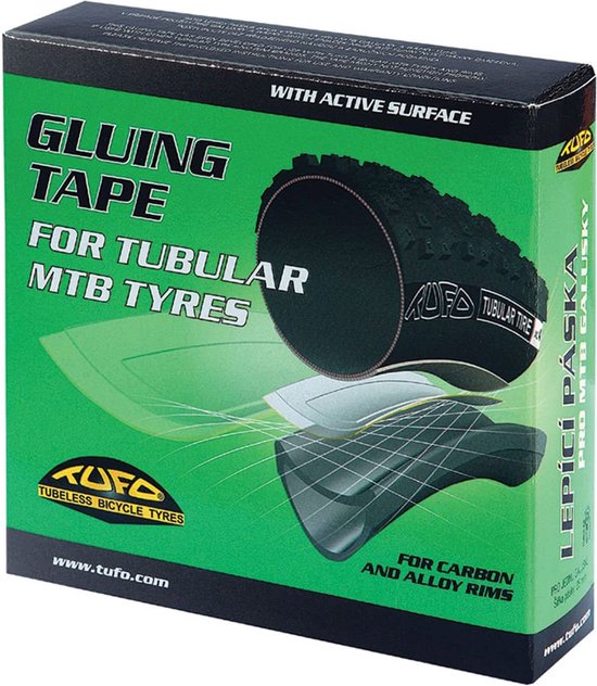 Tufo dubbelzijdige tape voor tube MTB 25mm/29 van Tufo